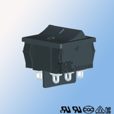 【供應(yīng)由UL CUL VDE CQC認證的翹板開關(guān)RS601F-2020012BB】價格,廠家,圖片,電工開關(guān),深圳市宏博軒科技-